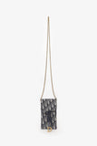 Christian Dior Blue Logo Saddle Pouch