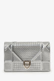 Christian Dior Silver Diorama Wallet on Chain