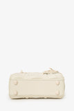 Christian Dior 2022 White Ultra Matte Calfskin Cannage Diamond Motif Micro Lady Dior