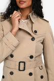 Burberry Beige Classic Mid-length Heritage Trench Coat Size 2 US