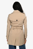 Burberry Beige Classic Mid-length Heritage Trench Coat Size 2 US