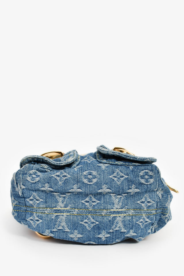Louis Vuitton Blue Denim Monogram Mini Venice Backpack