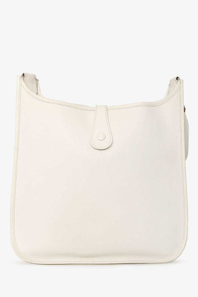 Hermes 2006 White Epsom Evelyn 33