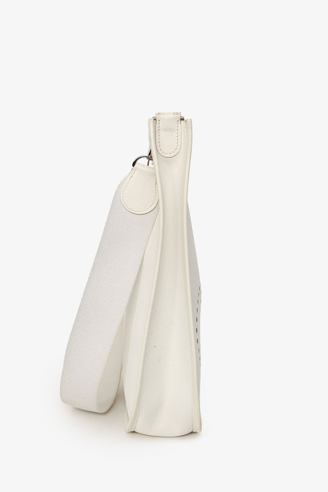 Hermes 2006 White Epsom Evelyn 33