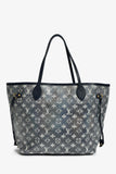 Louis Vuitton Iridescent Blue Monogram MM Neverfull