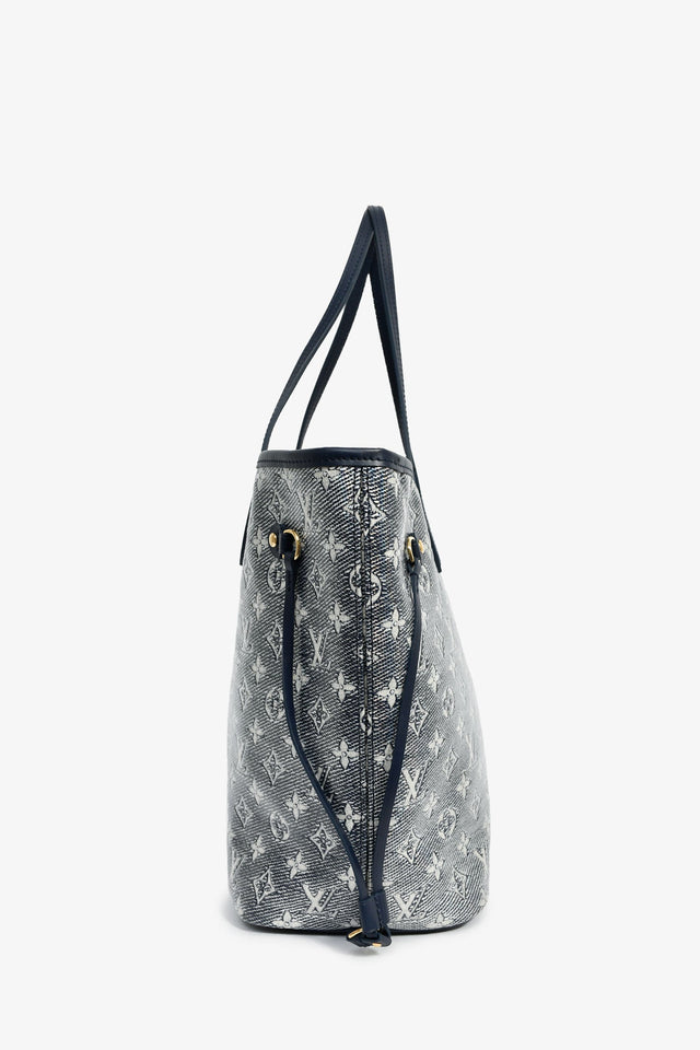 Louis Vuitton Iridescent Blue Monogram MM Neverfull