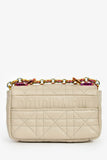 Christian Dior 2022 Grey Cannage Micro Caro Bag