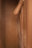 Christian Dior Beige Cannage Patent Leather Mini Lady Dior With Strap