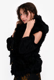 Louis Vuitton Sheepskin Logo Tie Vest Size 34