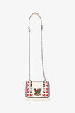 Louis Vuitton 2016 White Epi Leather Stitch Detail Twist Crossbody