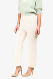 Hermes White Wool Patterned Pants Size 34