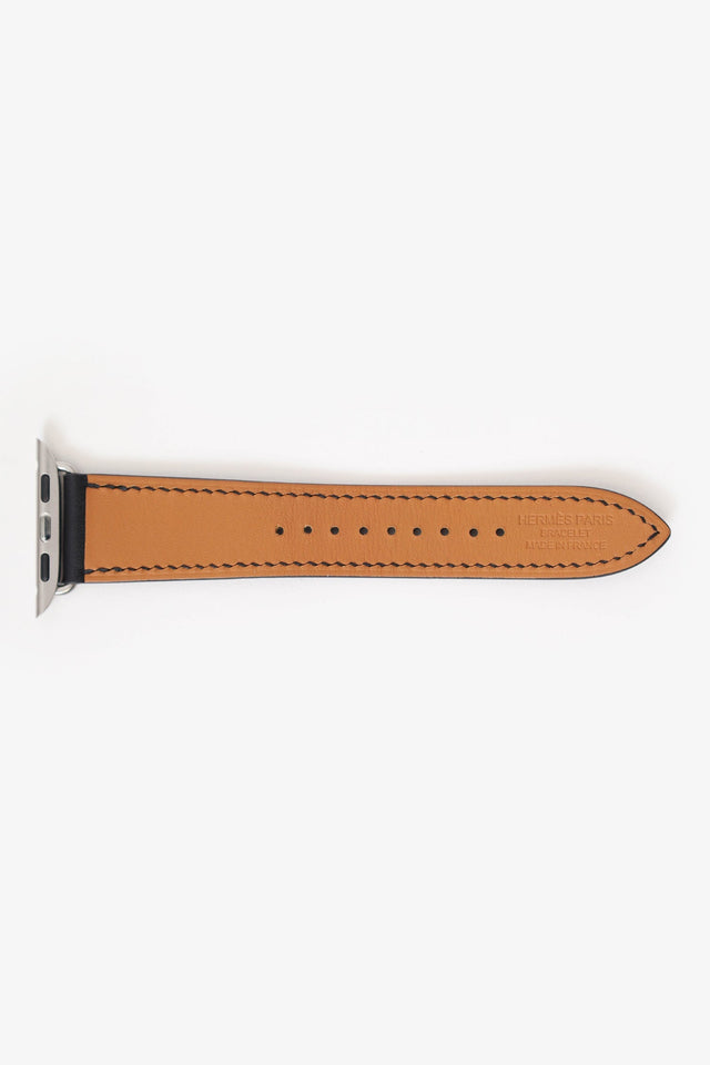 Hermes Black Swift Apple Watch Strap