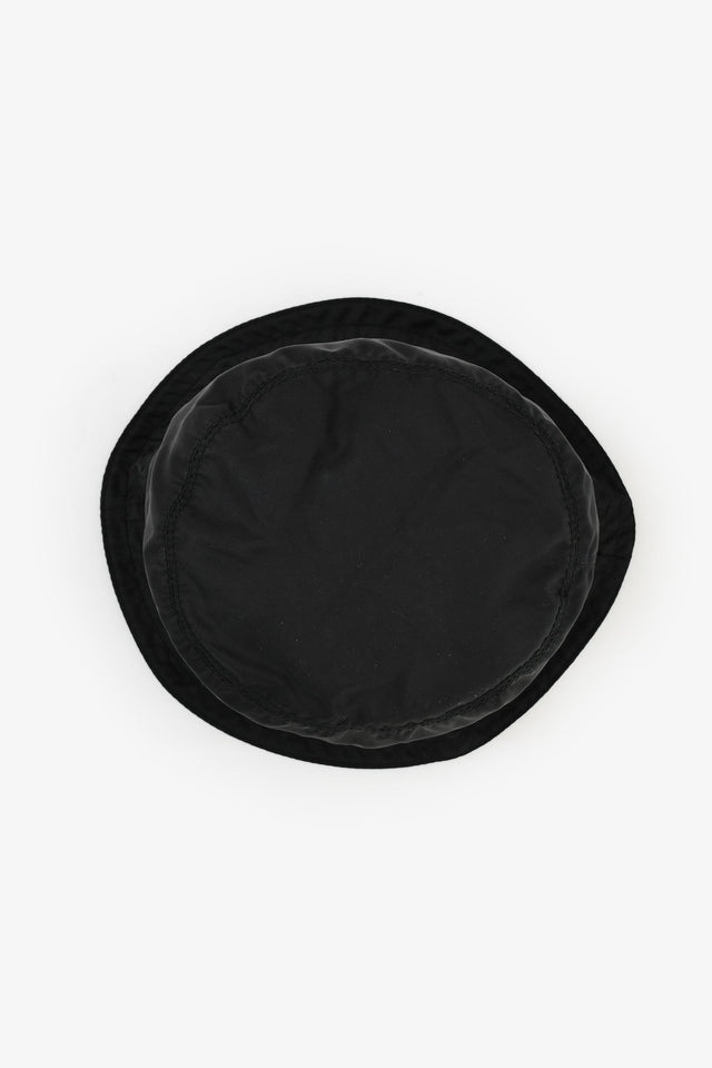 Prada Black Nylon Bucket Hat Size M