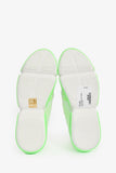 Prada White/Neon Green Cloudbust Sneakers Size 35.5
