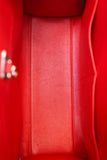 Louis Vuitton Red Leather 'City Steamer' Top Handle With Strap