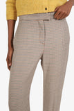 Burberry Brown Plaid Stirrup Trousers Size 6