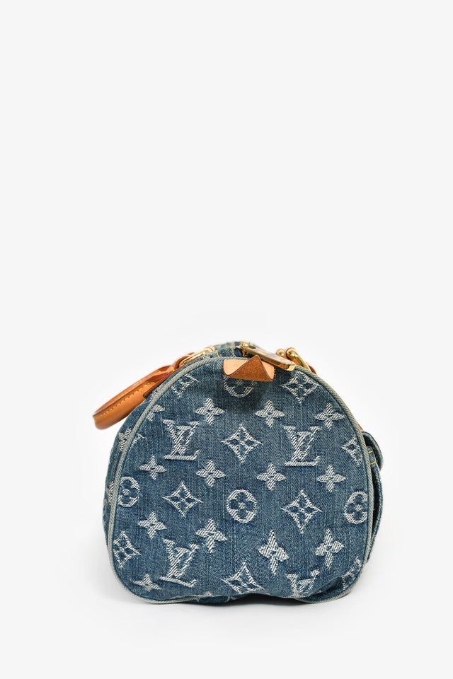Louis Vuitton 2005 Denim Neo Speedy Top Handle