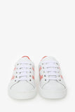 Hermes White/Orange Leather 'Avantage' Sneakers Size 37