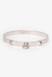 Hermes 18K White Gold Collier de Chien Bracelet