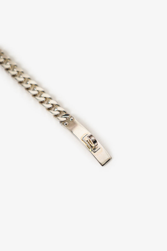 Hermes Sterling Silver Kelly Gourmette Bracelet Size XS