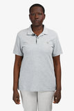Burberry London Grey Cotton Polo T-Shirt Size L Mens