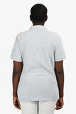 Burberry London Grey Cotton Polo T-Shirt Size L Mens
