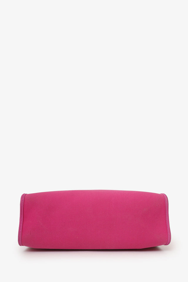 Hermes 2018 L3 Rose Pourpre Canvas/Leather Herbag 31