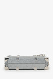 Louis Vuitton Silver Glitter Aluminum Monogram Special Order Briefcase Trunk With Strap