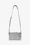 Louis Vuitton Silver Glitter Aluminum Monogram Special Order Briefcase Trunk With Strap