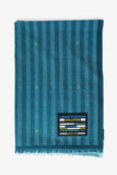 Louis Vuitton Blue Cotton Damier Stripes Scarf
