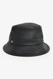 Hermes Navy Leather Bucket Hat