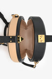 Louis Vuitton 2018 Black/Beige Leather Boite Chapeau Top Handle with Strap