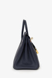 Hermes 2017 Navy Togo Leather Birkin 25 GHW