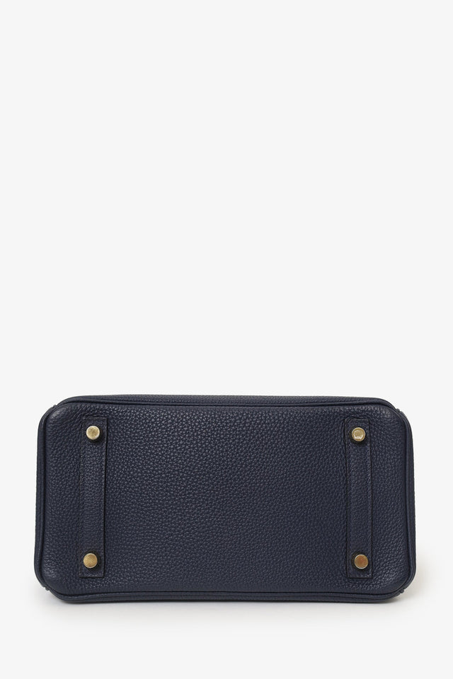 Hermes 2017 Navy Togo Leather Birkin 25 GHW