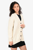 Hermes Cream Cashmere Logo Oversized igan Size 36