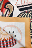 Hermes Gold/Blush Silk ' Lanternes et Ballons' Scarf 90 with Tags