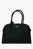 Prada Black Leather Medium Tote Bag