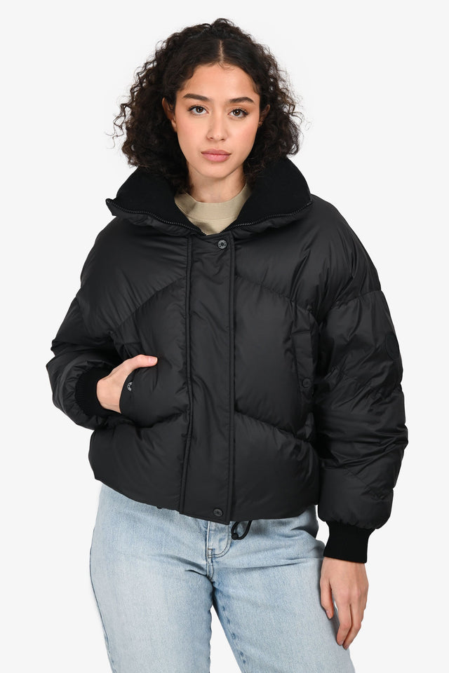 Hermes Black Down Puffer Jacket Size 34