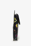 Prada Black Saffiano Robot Print Phone Case Bag
