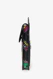 Prada Black Saffiano Robot Print Phone Case Bag