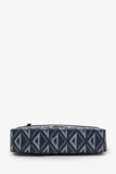 Christian Dior 2023 Navy Coated Canvas CD Diamond Safari Messenger