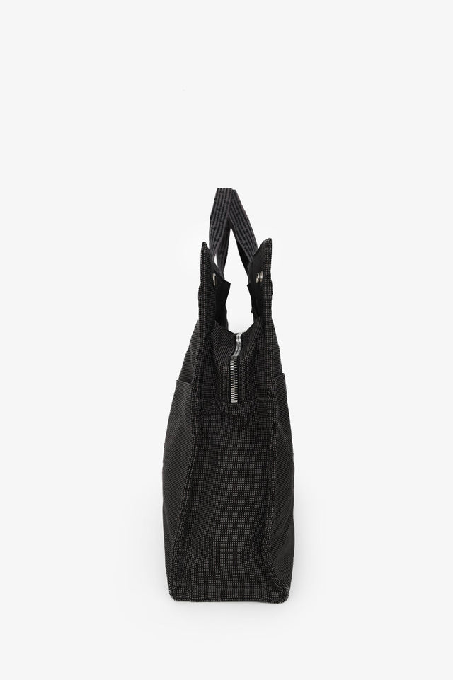 Hermes Vintage Brown Canvas Herline MM Tote Bag