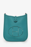 Hermes 2019 Turquoise Clemence Evelyne I Très Petite Modèle 16