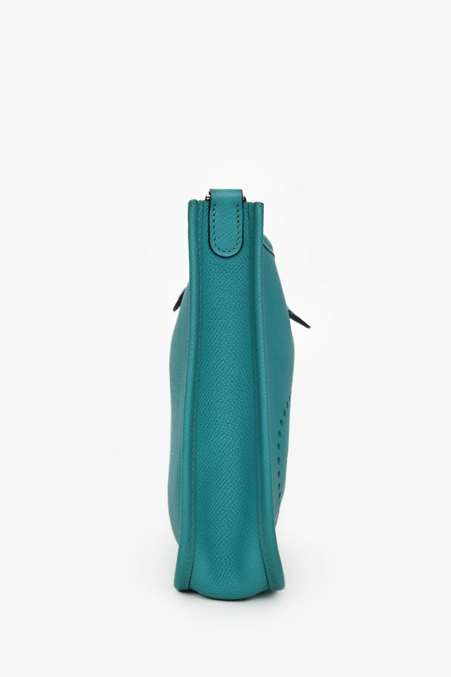 Hermes 2019 Turquoise Clemence Evelyne I Très Petite Modèle 16