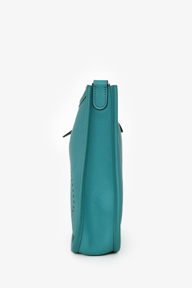 Hermes 2019 Turquoise Clemence Evelyne I Très Petite Modèle 16