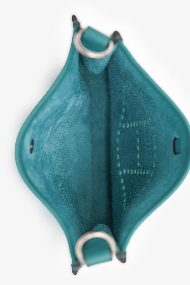Hermes 2019 Turquoise Clemence Evelyne I Très Petite Modèle 16