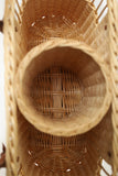 Hermes 2022 Beige/Brown Wicker/Taurillon Leather Park Bottle Basket