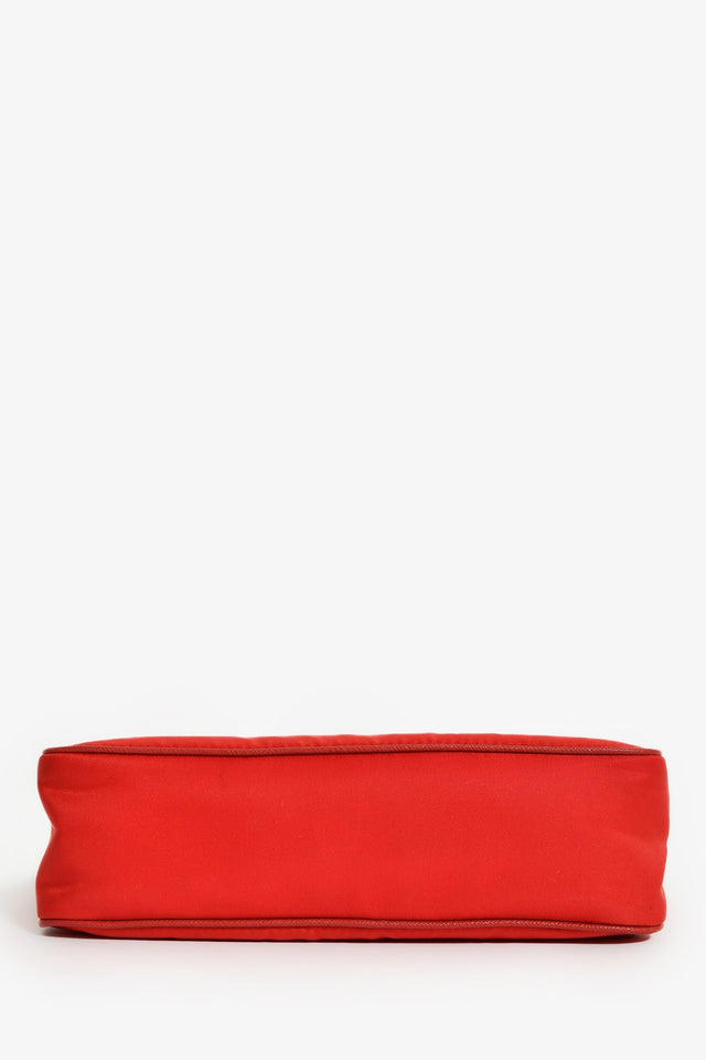 Prada Limited Edition Red Re-Nylon 2005 Shoulder Bag