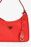 Prada Limited Edition Red Re-Nylon 2005 Shoulder Bag