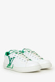 Louis Vuitton White/Green Charlie Sneaker Size 38